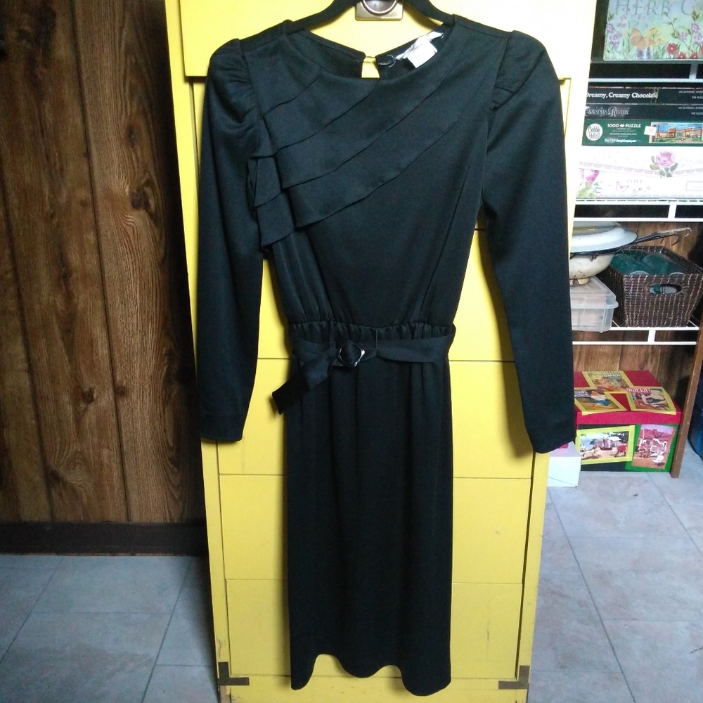 Vintage 1980s Secretary Dress